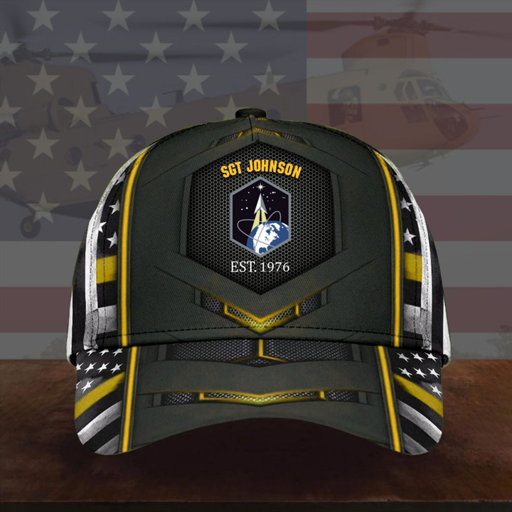 Space Force Veteran Custom Cap Division And Unit Personalized Gift