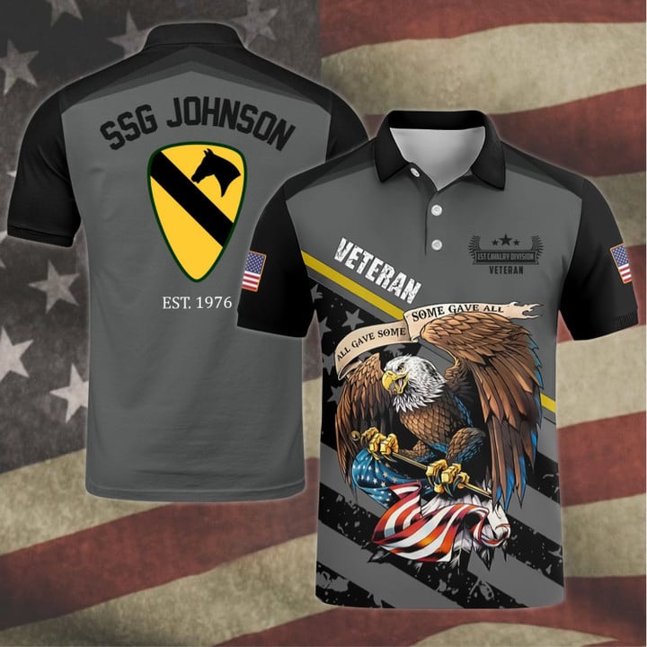 Division Of Veteran - PERSONALIZED POLO SHIRT