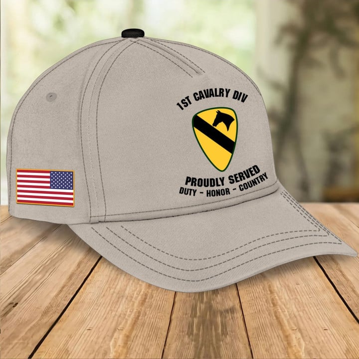 Division Of Veteran - Personalized Classic Cap