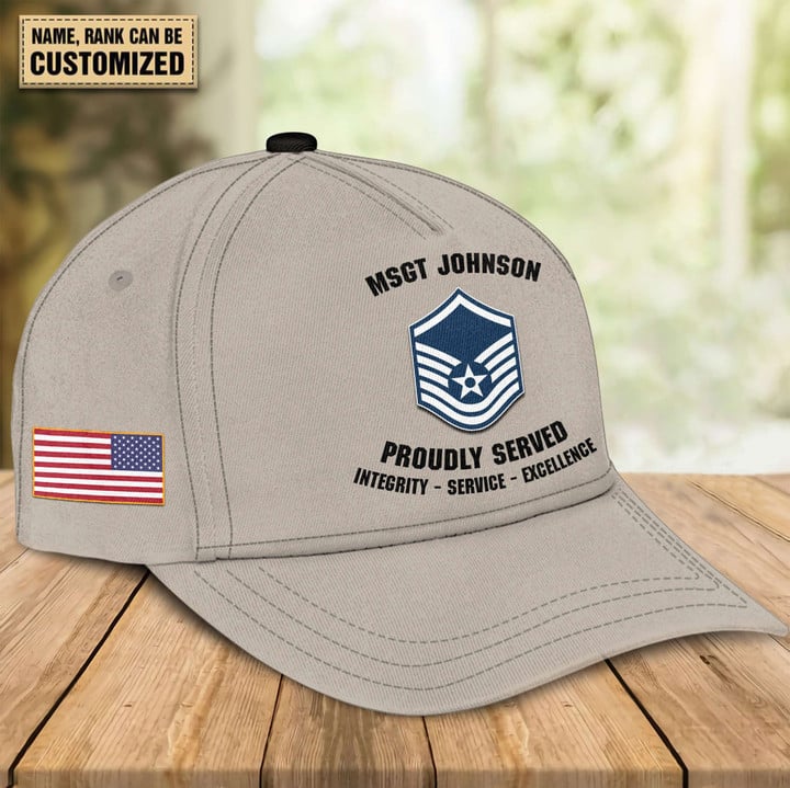 AF Veteran Personalized Classic Cap