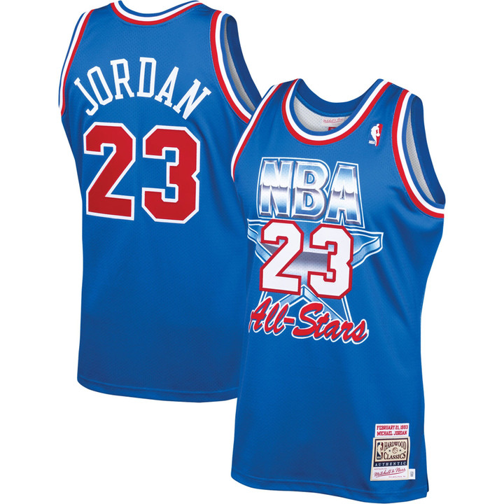 Michael Jordan Mitchell & Ness 1993 NBA All-Star Game Eastern Conference Hardwood Classics Jersey - All Stitched