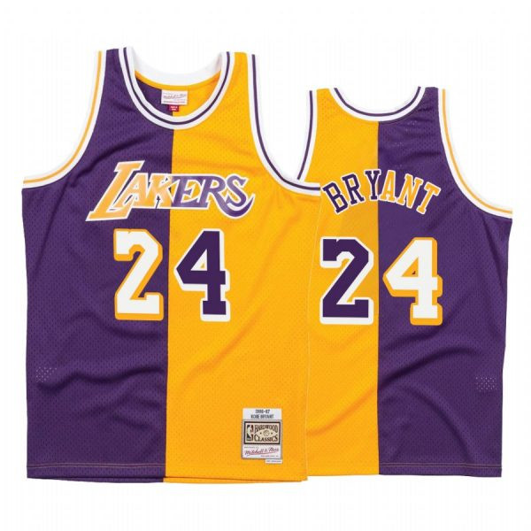 Kobe Bryant Los Angeles Lakers Split Jersey - All Stitched