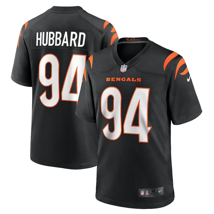 Sam Hubbard Cincinnati Bengals Black Game Jersey - All Stitched