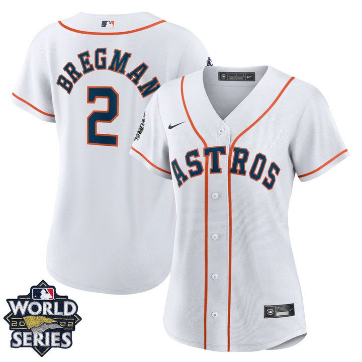 Women's Houston Astros 2022 World Series Home Player Jersey - White - All Stitched