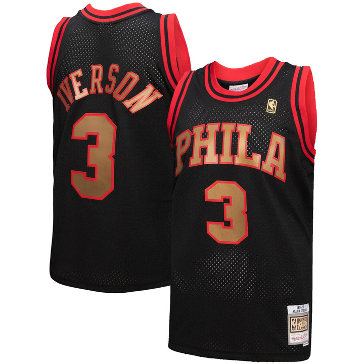Allen Iverson Philadelphia 76ers Jersey - All Stitched