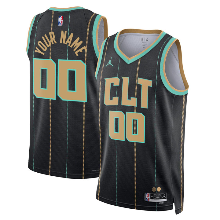 Charlotte Hornets 2023 City Edition Custom Name Jersey - All Stiched