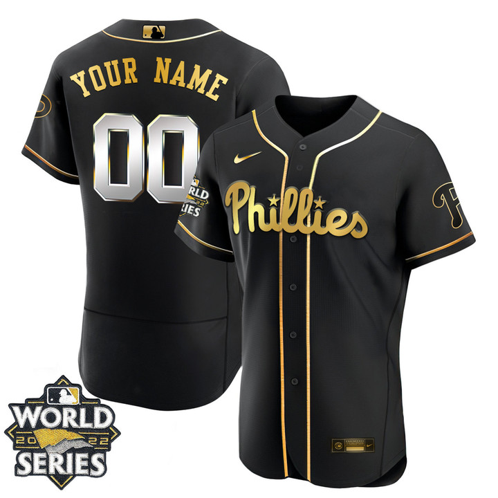 Philadelphia Phillies 2022 World Series Custom Jersey - All Stitched
