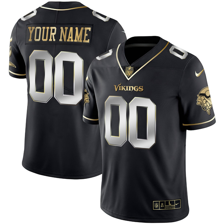 Vikings Custom Name & Custom Number Jersey - All Stitched