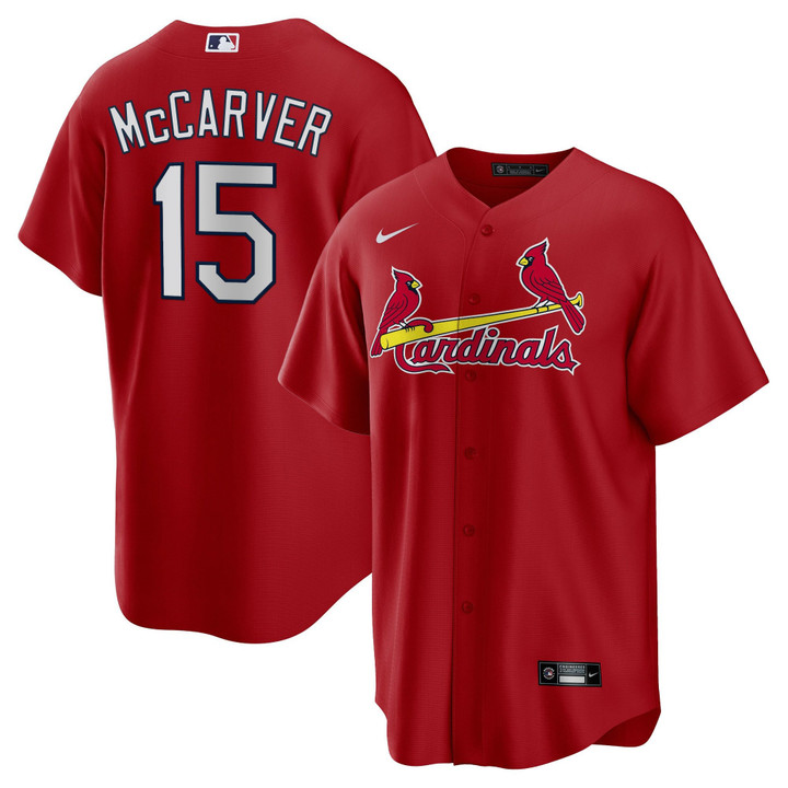 St. Louis Cardinals Tim McCarver Cool Base Jersey - All Stitched
