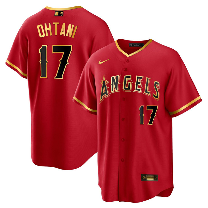 Men's Los Angeles Angels Cool Base Gold Jersey - All Stitched