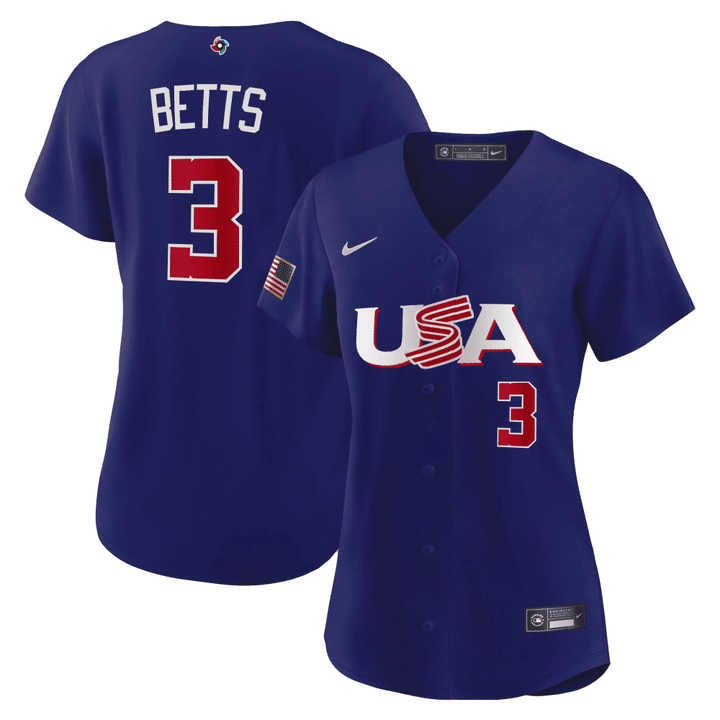 Women's USA 2023 World Baseball Baseball Jersey - All Stitched
