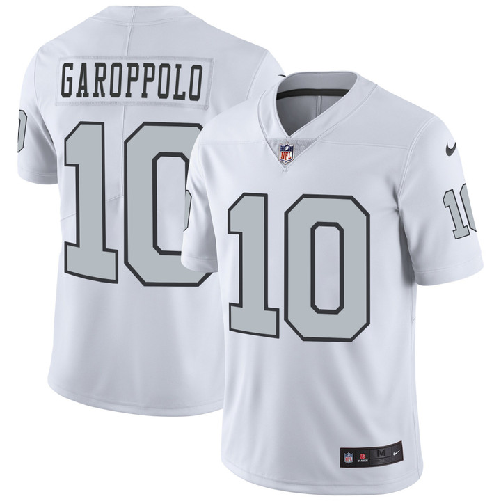 Jimmy Garoppolo Las Vegas Raiders Color Rush Jersey - All Stitched
