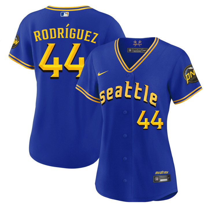 Women's Seattle Mariners 2023 City Connect Fan Made Jersey - All Stitched