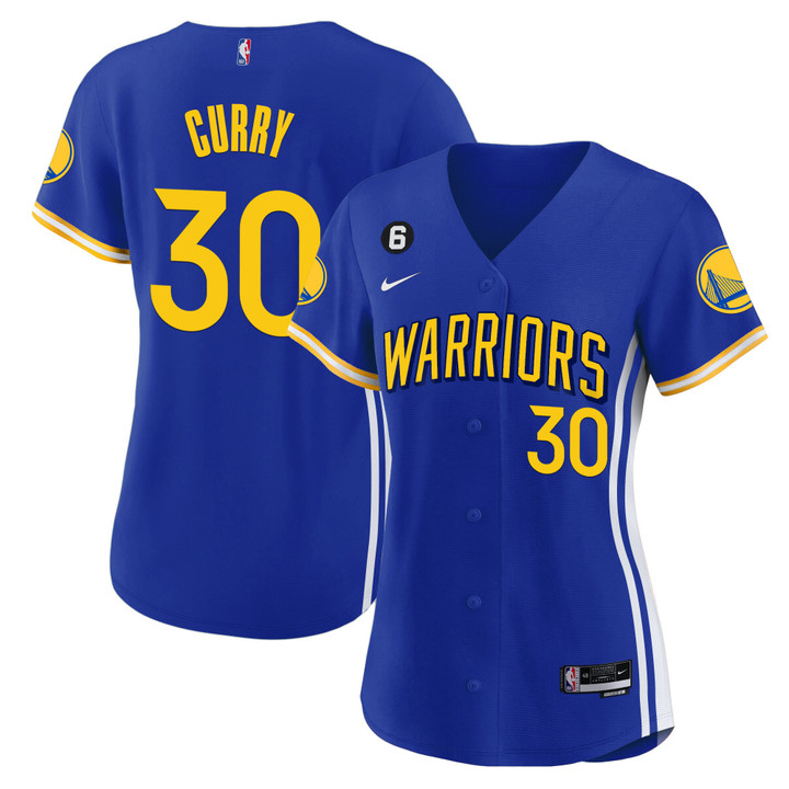 Women's Golden State Warriors Baseball Jersey - All Stitched