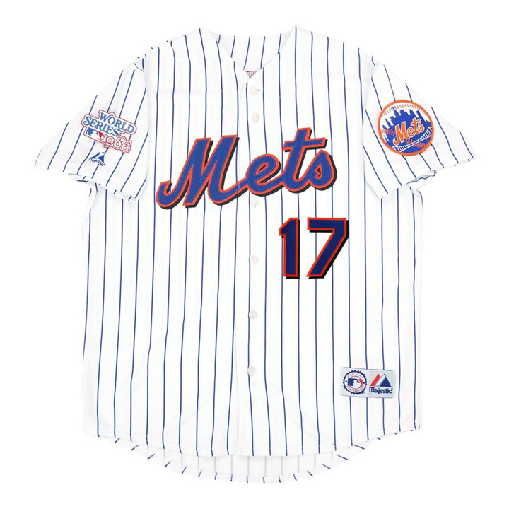 Keith Hernandez New York Mets 1986 World Series White Jersey - All Stitched