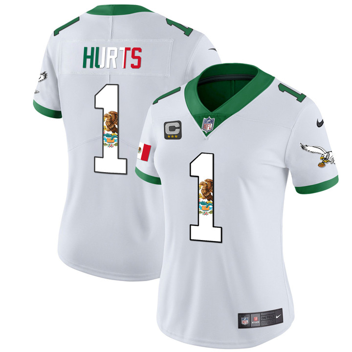 Women's Eagles Mexico Gold & Kelly Vapor Jersey - All Stitched