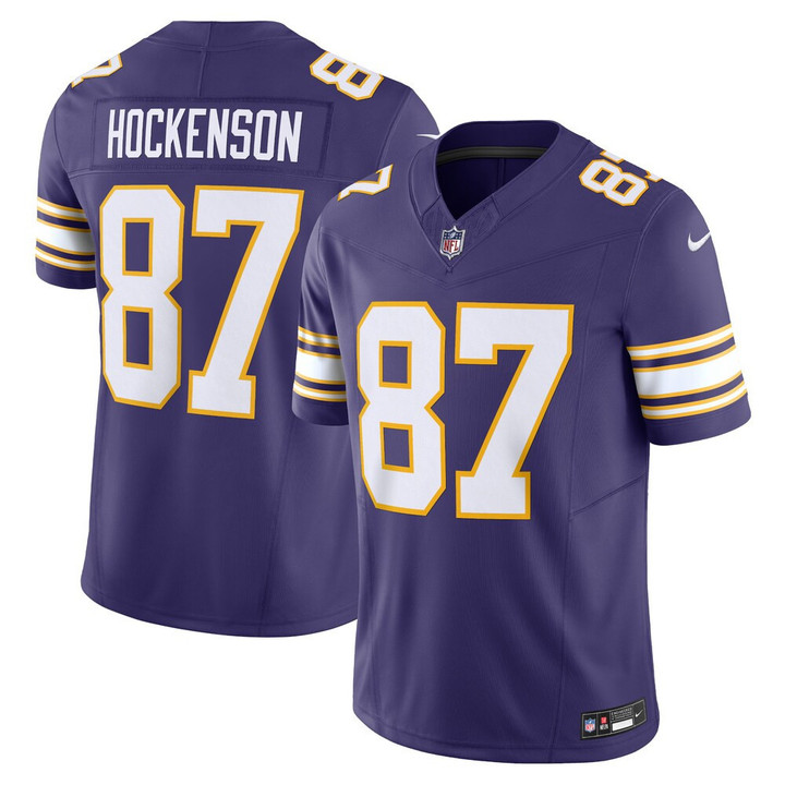 T.J. Hockenson Minnesota Vikings Classic Purple F.U.S.E. Limited Jersey - All Stitched