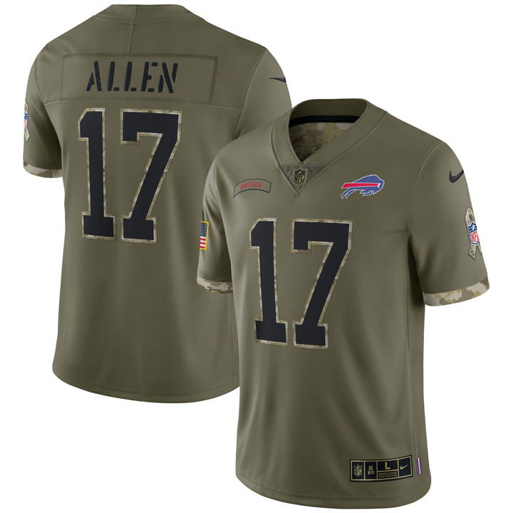 Men's Bills Salute To Service 2022 Limited - Olive - All Stitched