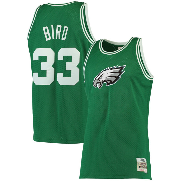 Larry Bird Eagles Logo Jersey - All Stitched