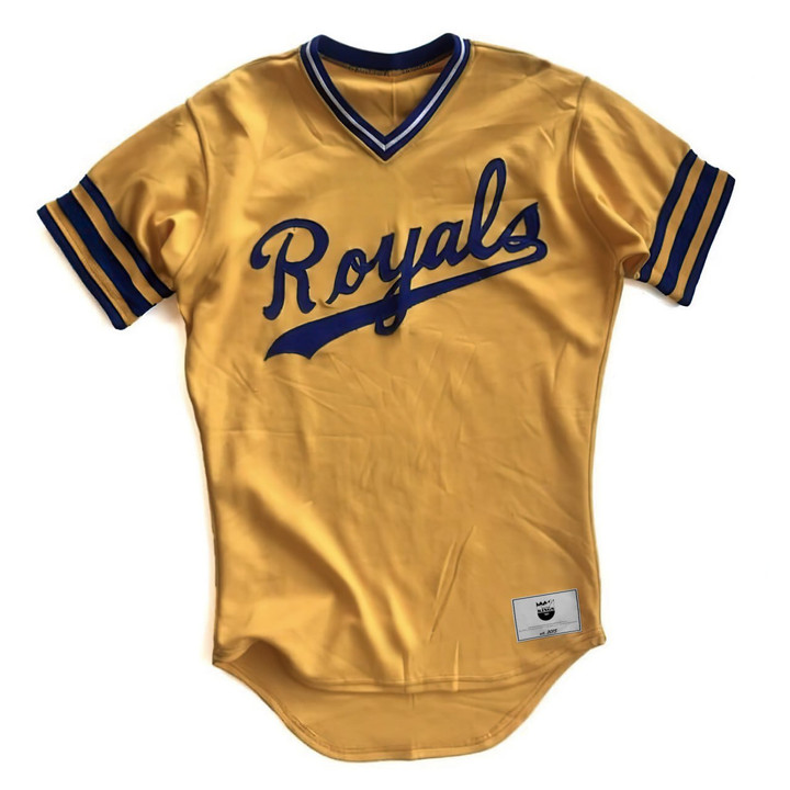Kansas City Royals Yellow Jersey - All Stitched