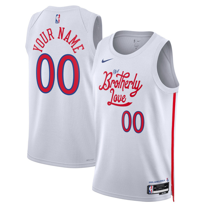 Philadelphia 76ers City Edition Custom Jersey – All Stitched