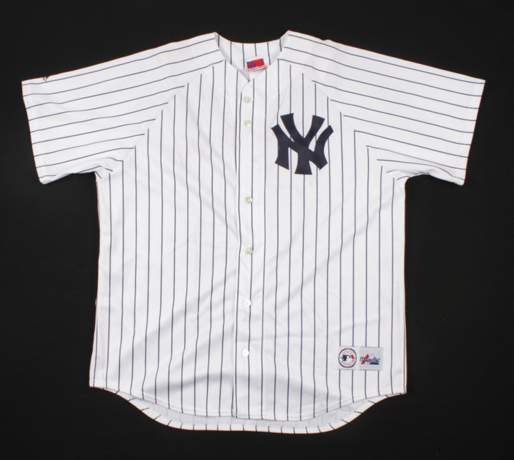 Deion Sanders New York Yankees White Jersey - All Stitched