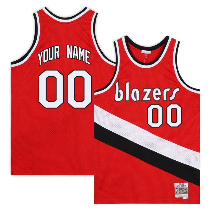 Portland Trail Blazers Custom Red Jersey - All Stitched