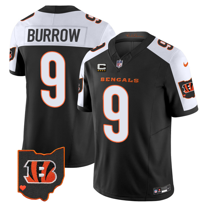 Men's Bengals Ohio Patch Vapor Limited Jersey - All Stitched