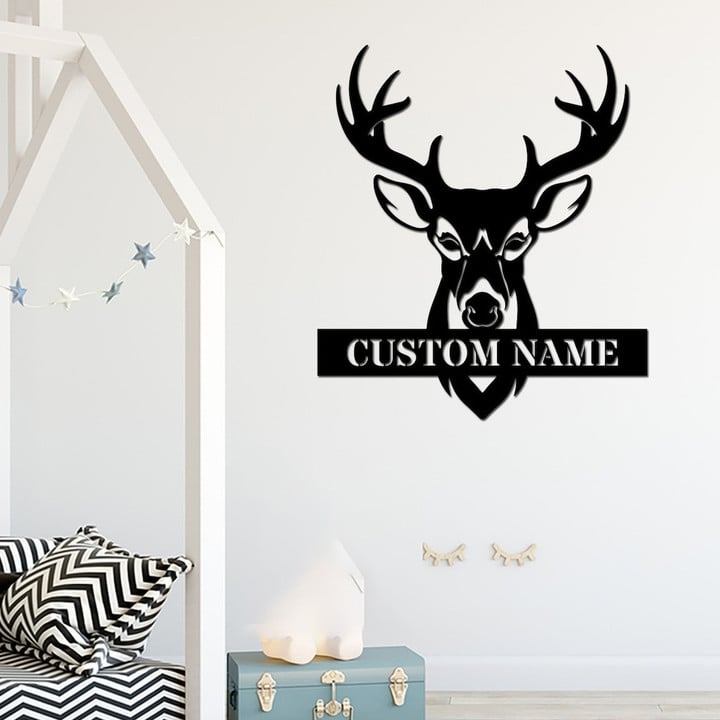 Deer - Personalized Metal Sign