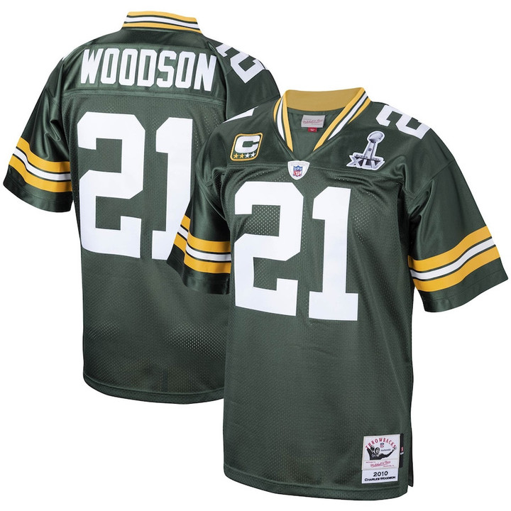 Charles Woodson Green Bay Packers Throwback Jersey - All Stitched