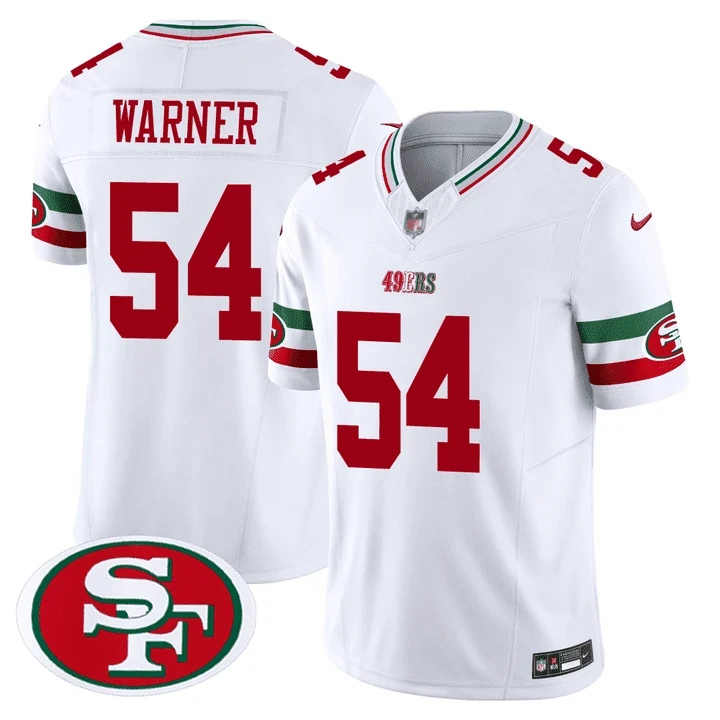 Fred Warner San Francisco 49ers Mexico White Jersey - All Stitched