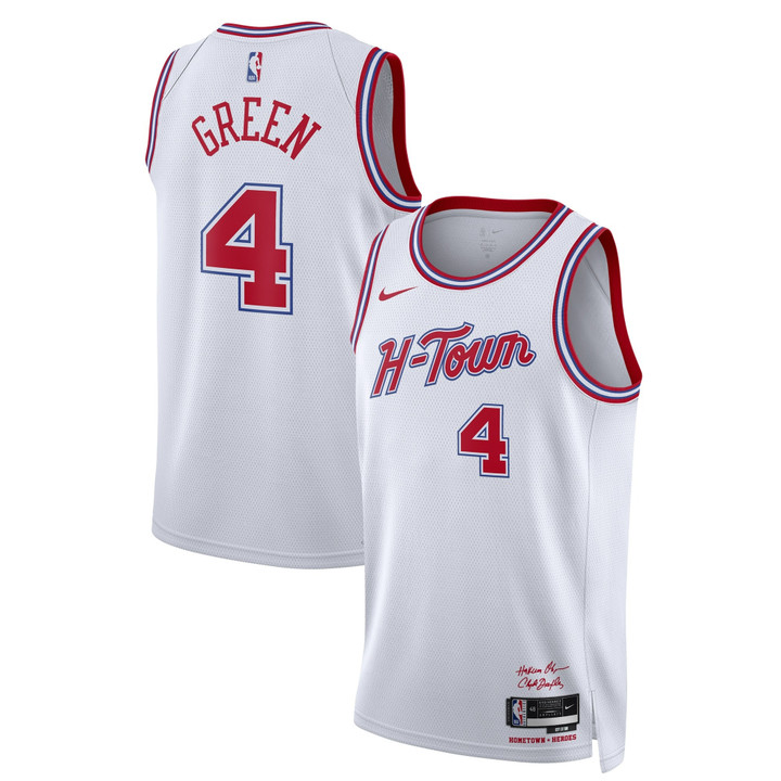 Jalen Green Houston Rockets 2023/24 Swingman City Edition Jersey - All Stitched