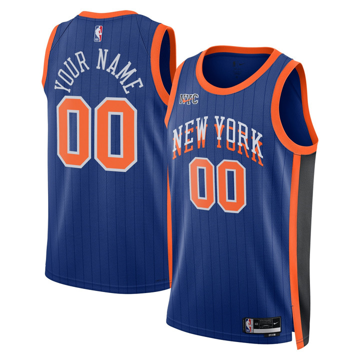 New York Knicks 2023/24 Swingman City Edition Custom Jersey - All Stitched
