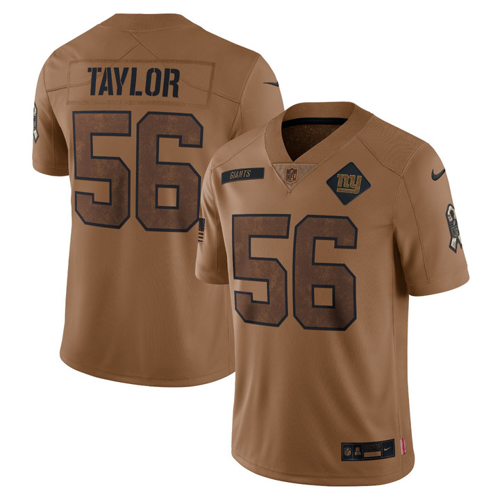 Lawrence Taylor New York Giants 2023 Salute To Service Limited Jersey - Brown
