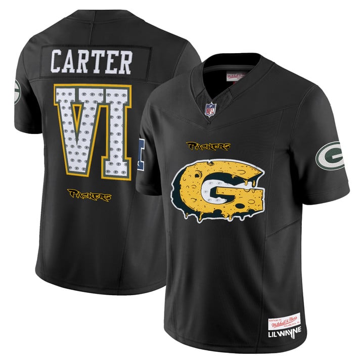 Green Bay Packers  'Cheesehead' x 'Tha Carter VI' Style Vapor Limited Jersey - All Stitched
