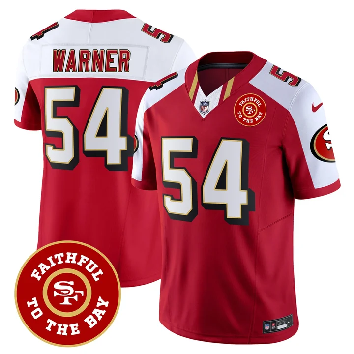 Fred Warner San Francisco 49ers Faithful To The Bay Jersey - All Stitched