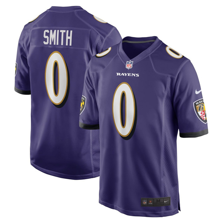 Roquan Smith Baltimore Ravens  Purple Jersey - All Stitched