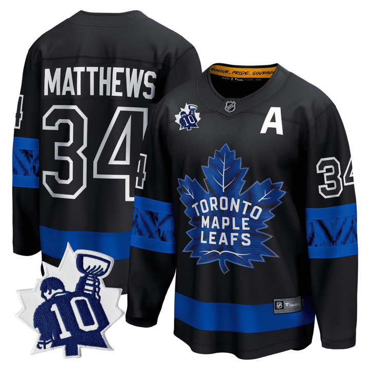 Men's Toronto Maple Leafs Jersey - George Armstrong Honoring Patch