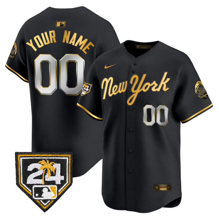 New York Mets 2024 Spring Training Vapor Premier Limited Custom Jersey - All Stitched