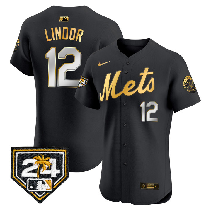 Men's New York Mets 2024 Spring Training Vapor Premier Elite Jersey V2 - All Stitched