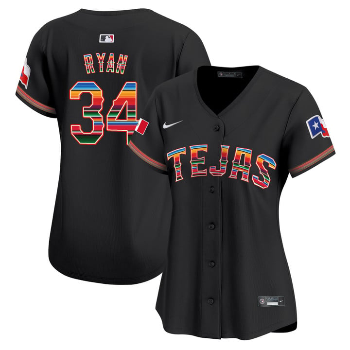 Women's Texas Rangers Mexico Vapor Premier Limited Jersey - All Stitched