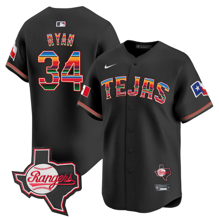 Men's Texas Rangers Mexico Texas Patch Vapor Premier Limited Jersey - All Stitched