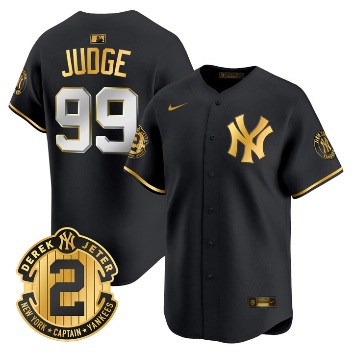Men's New York Yankees Derek Jeter Patch Vapor Premier Limited Jersey - All Stitched