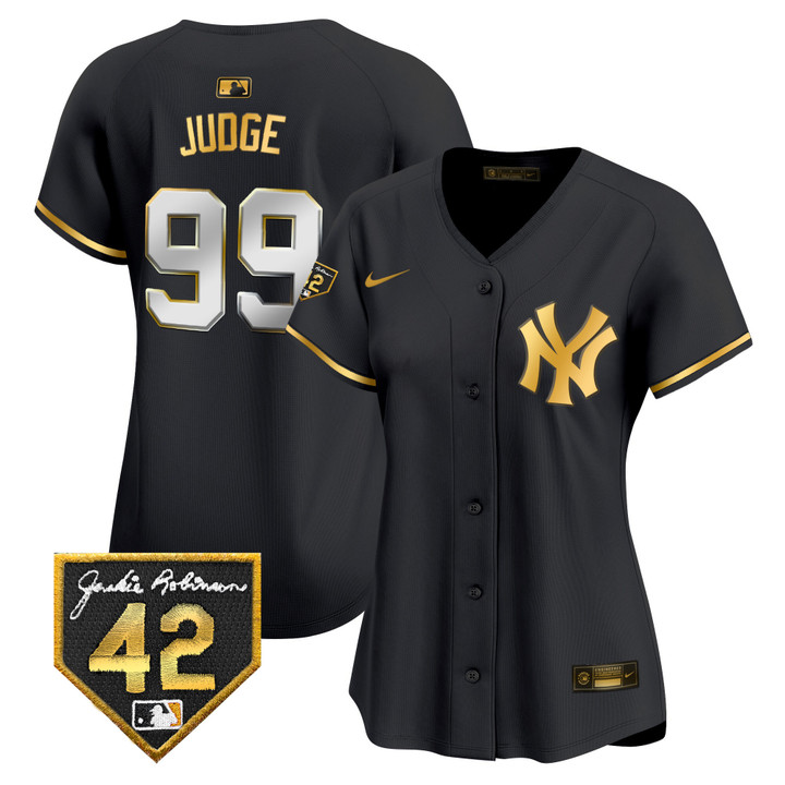Women's New York Yankees 2024 Jackie Robinson Patch Vapor Premier Limited Jersey - All Stitched