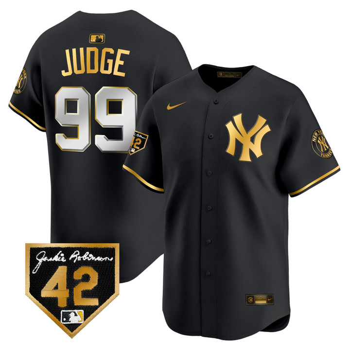Men's New York Yankees 2024 Jackie Robinson Patch Vapor Premier Limited Jersey - All Stitched