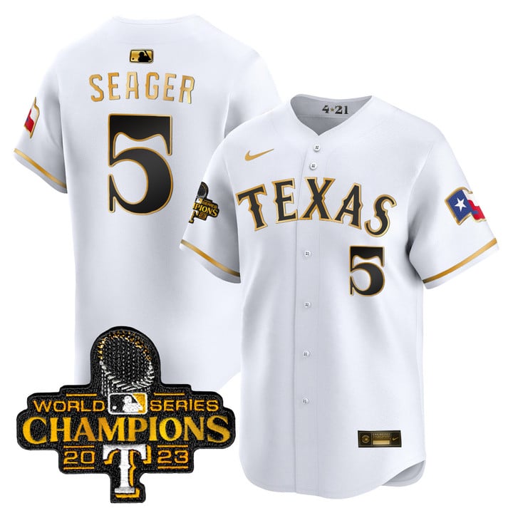 Men's Texas Rangers 2023 World Series Champions City Connect Vapor Premier Limited Jersey - All Stitched