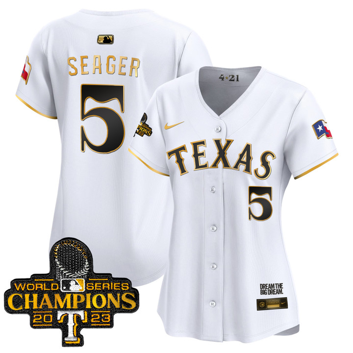 Women's Texas Rangers 2023 World Series Champions City Connect Vapor Premier Limited Jersey - All Stitched