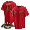 Men Boston Red Sox World Series Champion 2018 Gold Jersey - All Stitched
