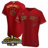 Men Boston Red Sox World Series Champion 2018 Gold Jersey - All Stitched