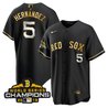 Men Boston Red Sox World Series Champion 2018 Gold Jersey - All Stitched